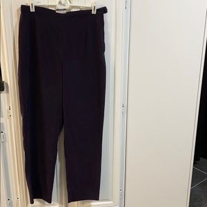 Purple Microsuede Pants
